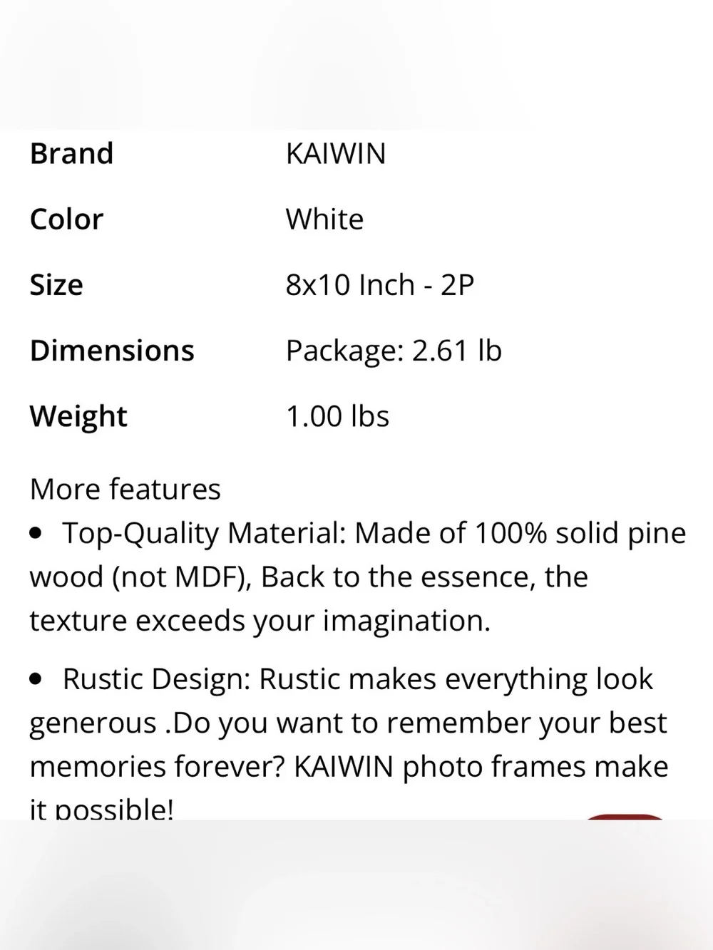 KAIWIN material pinewood